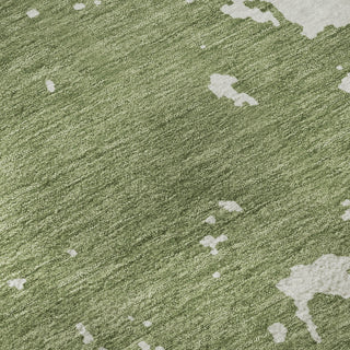 Piper Looms Mayfield Modern AMF897 Green Machine Washable Area Rug Swatch Image