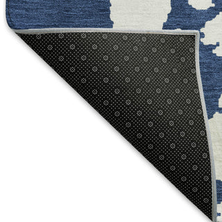 Piper Looms Mayfield Modern AMF897 Navy Machine Washable Area Rug Backing Image