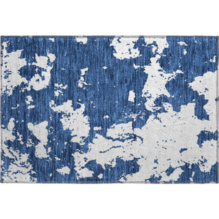Piper Looms Mayfield Modern AMF897 Navy Machine Washable Area Rug Scatter Main Image