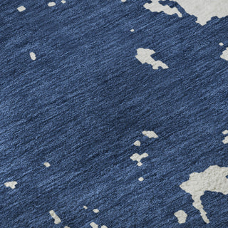 Piper Looms Mayfield Modern AMF897 Navy Machine Washable Area Rug Swatch Image