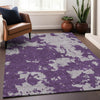 Piper Looms Mayfield Modern AMF897 Purple Machine Washable Area Rug Lifestyle Image Feature