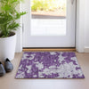 Piper Looms Mayfield Modern AMF897 Purple Machine Washable Area Rug Scatter Lifestyle Image Feature
