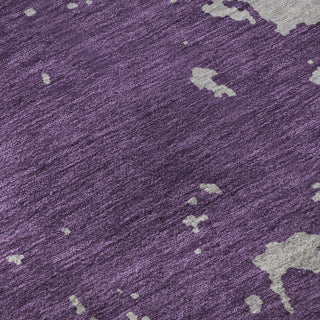 Piper Looms Mayfield Modern AMF897 Purple Machine Washable Area Rug Swatch Image