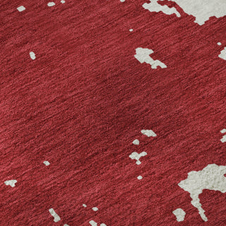 Piper Looms Mayfield Modern AMF897 Red Machine Washable Area Rug Swatch Image