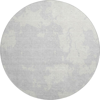 Piper Looms Mayfield Modern AMF897 Silver Machine Washable Area Rug Round Main Image