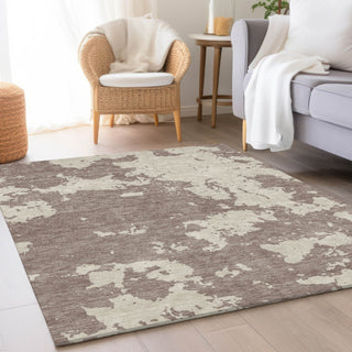 Piper Looms Mayfield Modern AMF897 Taupe Machine Washable Area Rug Lifestyle Image Feature