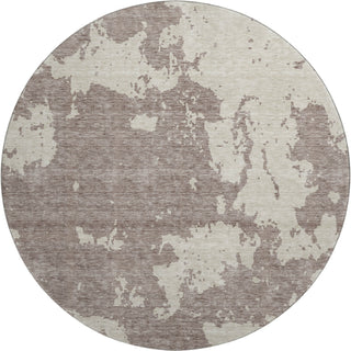 Piper Looms Mayfield Modern AMF897 Taupe Machine Washable Area Rug Round Main Image
