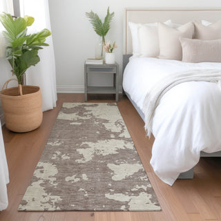 Piper Looms Mayfield Modern AMF897 Taupe Machine Washable Area Rug Runner Lifestyle Image Feature