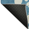 Piper Looms Mayfield Modern AMF897 Teal Machine Washable Area Rug Backing Image
