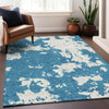 Piper Looms Mayfield Modern AMF897 Teal Machine Washable Area Rug Lifestyle Image Feature