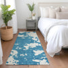 Piper Looms Mayfield Modern AMF897 Teal Machine Washable Area Rug Runner Lifestyle Image Feature