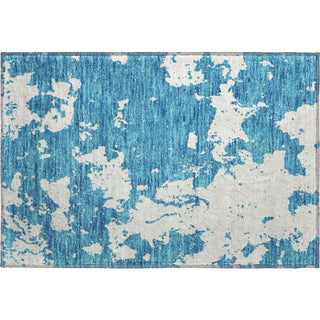 Piper Looms Mayfield Modern AMF897 Teal Machine Washable Area Rug Scatter Main Image