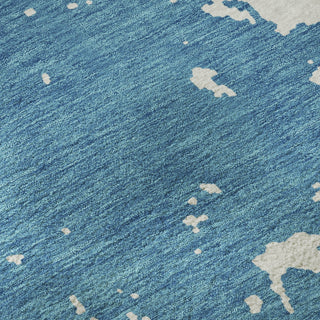 Piper Looms Mayfield Modern AMF897 Teal Machine Washable Area Rug Swatch Image