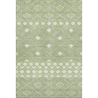 Piper Looms Mayfield Diamonds AMF898 Aloe Machine Washable Area Rug main image
