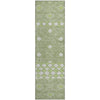 Piper Looms Mayfield Diamonds AMF898 Aloe Machine Washable Area Rug Runner Main Image