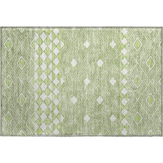 Piper Looms Mayfield Diamonds AMF898 Aloe Machine Washable Area Rug Scatter Main Image