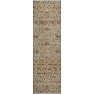 Piper Looms Mayfield Diamonds AMF898 Brown Machine Washable Area Rug Runner Main Image