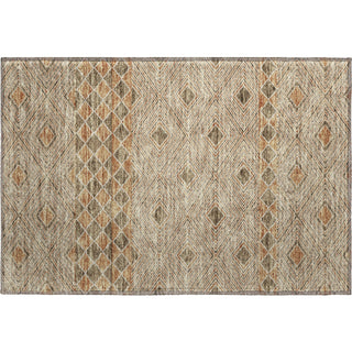 Piper Looms Mayfield Diamonds AMF898 Brown Machine Washable Area Rug Scatter Main Image