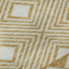 Piper Looms Mayfield Diamonds AMF898 Gold Machine Washable Area Rug Swatch Image
