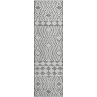 Piper Looms Mayfield Diamonds AMF898 Gray Machine Washable Area Rug Runner Main Image