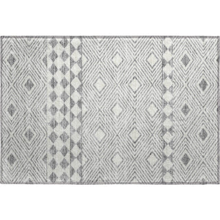 Piper Looms Mayfield Diamonds AMF898 Gray Machine Washable Area Rug Scatter Main Image