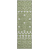 Piper Looms Mayfield Diamonds AMF898 Green Machine Washable Area Rug Runner Main Image