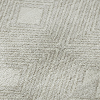 Piper Looms Mayfield Diamonds AMF898 Ivory Machine Washable Area Rug Swatch Image