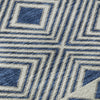 Piper Looms Mayfield Diamonds AMF898 Navy Machine Washable Area Rug Swatch Image