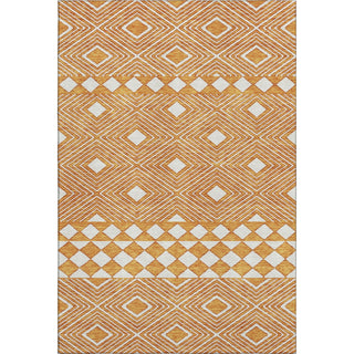 Piper Looms Mayfield Diamonds AMF898 Orange Machine Washable Area Rug main image