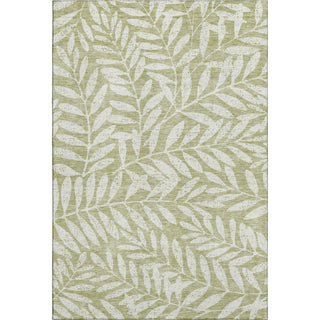 Piper Looms Mayfield Floral AMF899 Aloe Machine Washable Area Rug main image