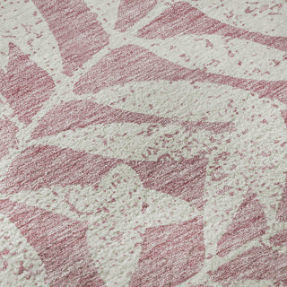 Piper Looms Mayfield Floral AMF899 Blush Machine Washable Area Rug Swatch Image