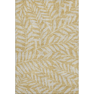 Piper Looms Mayfield Floral AMF899 Gold Machine Washable Area Rug main image