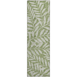 Piper Looms Mayfield Floral AMF899 Green Machine Washable Area Rug Runner Main Image
