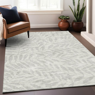 Piper Looms Mayfield Floral AMF899 Ivory Machine Washable Area Rug Lifestyle Image Feature