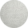 Piper Looms Mayfield Floral AMF899 Ivory Machine Washable Area Rug Round Main Image