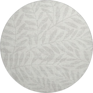 Piper Looms Mayfield Floral AMF899 Ivory Machine Washable Area Rug Round Main Image