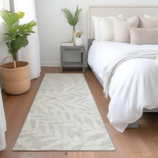 Piper Looms Mayfield Floral AMF899 Ivory Machine Washable Area Rug Runner Lifestyle Image Feature