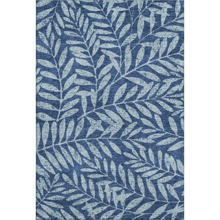Piper Looms Mayfield Floral AMF899 Navy Machine Washable Area Rug main image