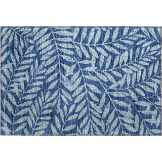 Piper Looms Mayfield Floral AMF899 Navy Machine Washable Area Rug Scatter Main Image