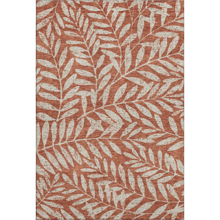 Piper Looms Mayfield Floral AMF899 Paprika Machine Washable Area Rug main image