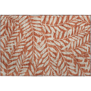 Piper Looms Mayfield Floral AMF899 Paprika Machine Washable Area Rug Scatter Main Image
