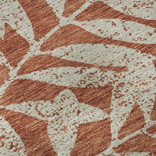 Piper Looms Mayfield Floral AMF899 Paprika Machine Washable Area Rug Swatch Image