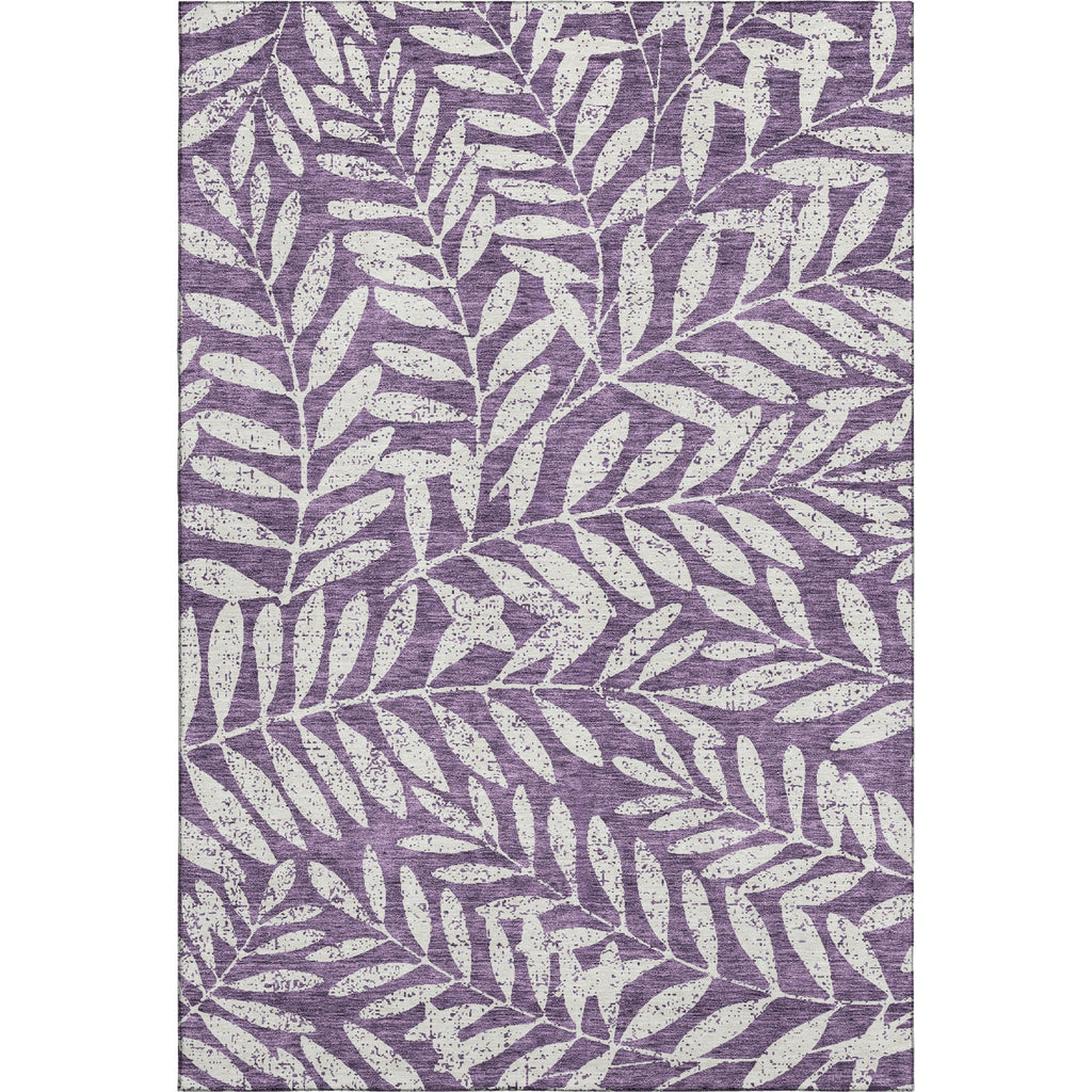 Piper Looms Mayfield Floral AMF899 Purple Machine Washable Area Rug main image