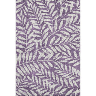 Piper Looms Mayfield Floral AMF899 Purple Machine Washable Area Rug main image