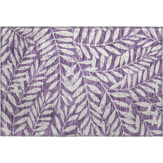 Piper Looms Mayfield Floral AMF899 Purple Machine Washable Area Rug Scatter Main Image