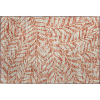 Piper Looms Mayfield Floral AMF899 Salmon Machine Washable Area Rug Scatter Main Image