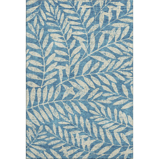 Piper Looms Mayfield Floral AMF899 Teal Machine Washable Area Rug main image