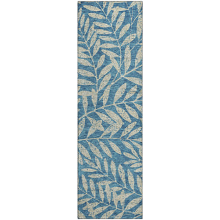 Piper Looms Mayfield Floral AMF899 Teal Machine Washable Area Rug Runner Main Image