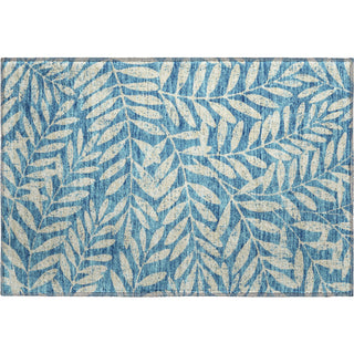 Piper Looms Mayfield Floral AMF899 Teal Machine Washable Area Rug Scatter Main Image