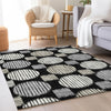 Piper Looms Mayfield Geometric AMF900 Black Machine Washable Area Rug Lifestyle Image Feature